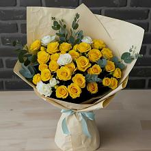 Букет цветов из:  Розы #REPLACE_PRED# Владикавказе