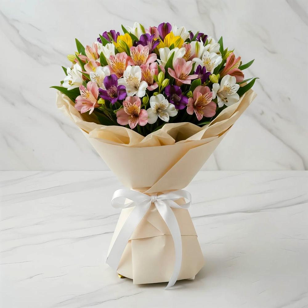 Букет цветов из: Альстромерии во Владикавказе