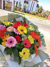 Букет цветов из:  Герберы #REPLACE_PRED# Владикавказе