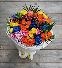 Букет цветов из:  Розы и Хризантемы #REPLACE_PRED# Владикавказе