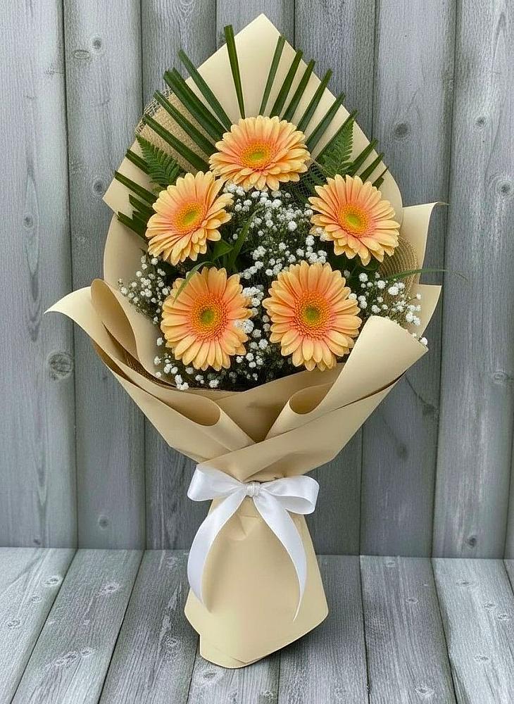 Букет цветов из: Герберы во Владикавказе