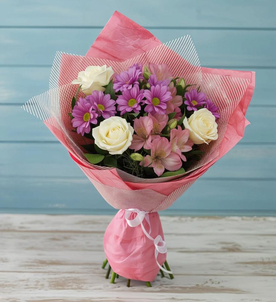 Букет цветов из: Герберы во Владикавказе