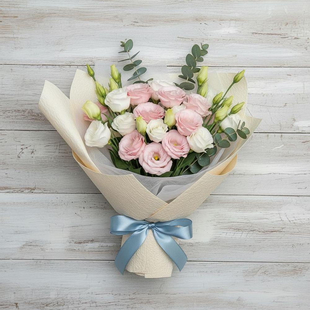 Букет цветов из: Лизиантусы во Владикавказе