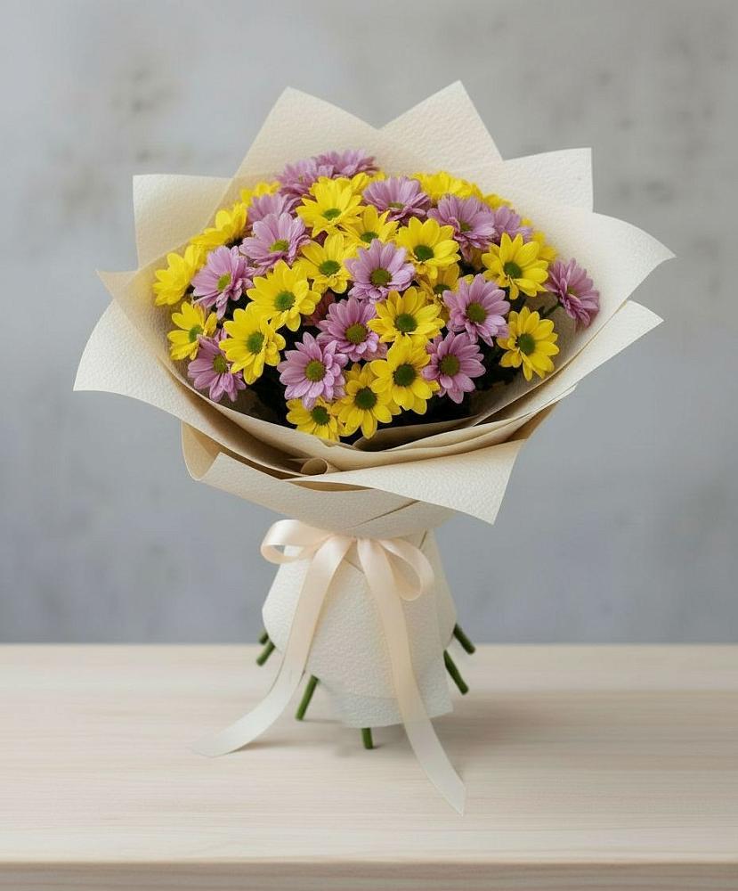 Букет цветов из: Хризантемы во Владикавказе